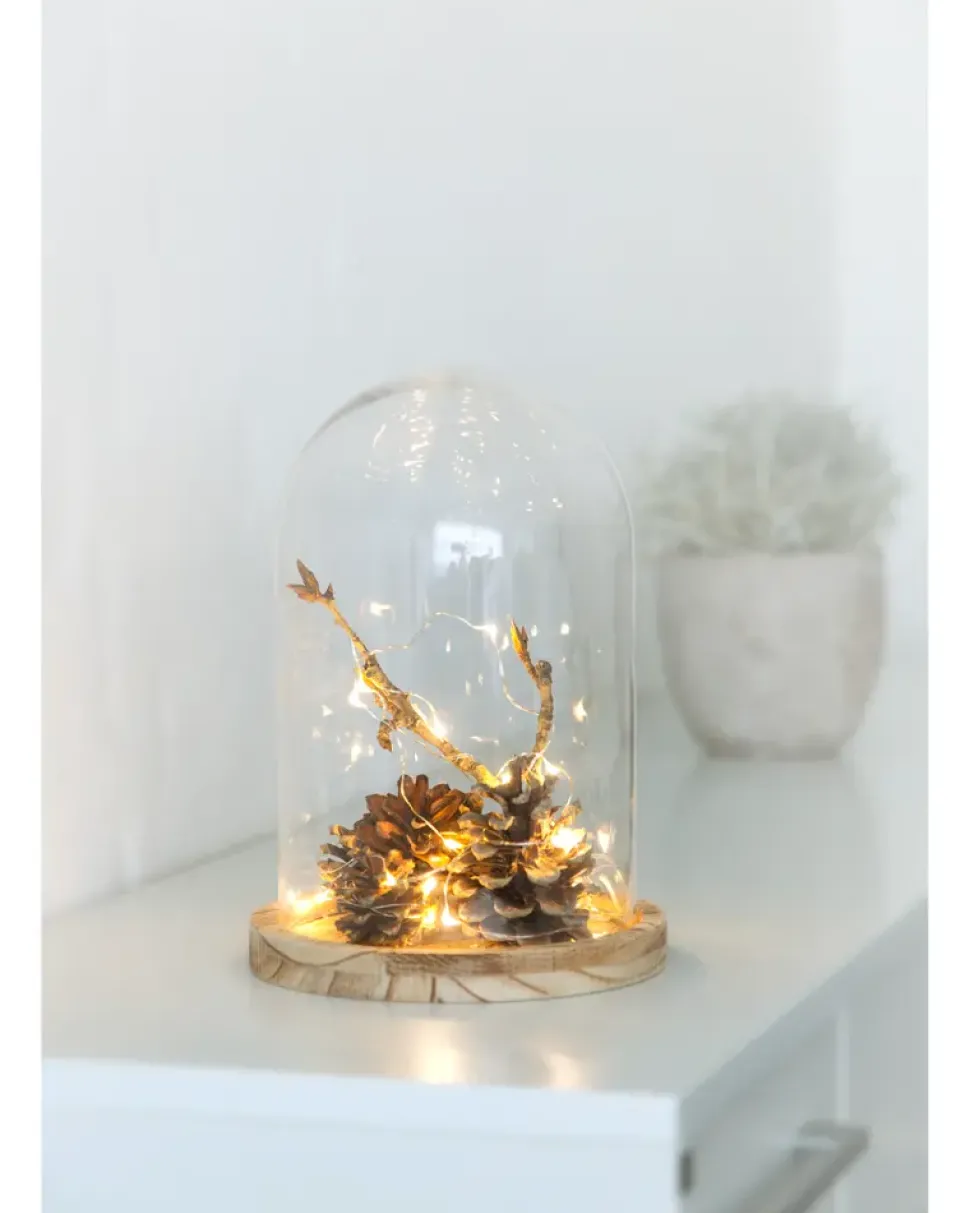 Nowel Metalwire med LED - Sølv