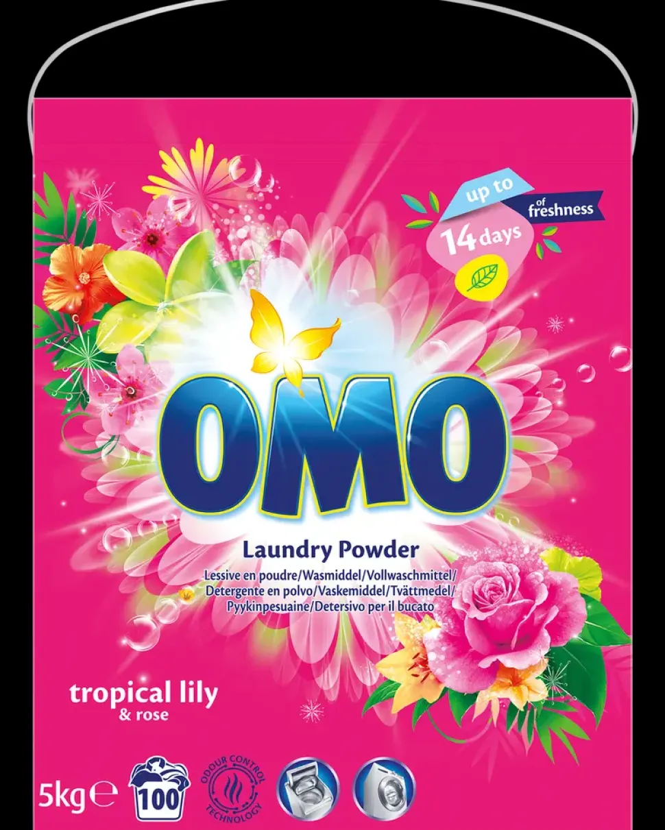 OMO Vaskepulver Tropical Lily & Rose 5 kg