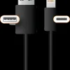 Opladerkabel iPhone 0,5 meter - sort