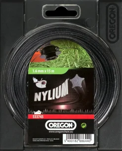 OREGON Trimmertråd Ø1,6 mm 15 m