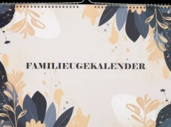 Organize Familieugekalender A3 - ass. varianter