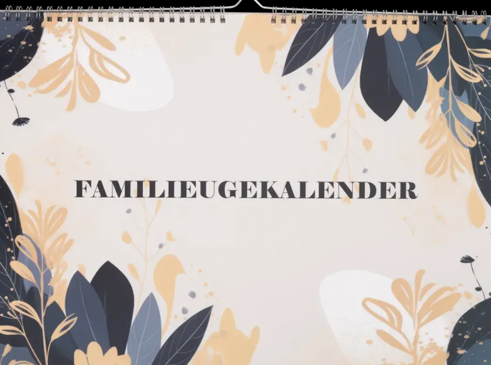 Organize Familieugekalender A3 - ass. varianter