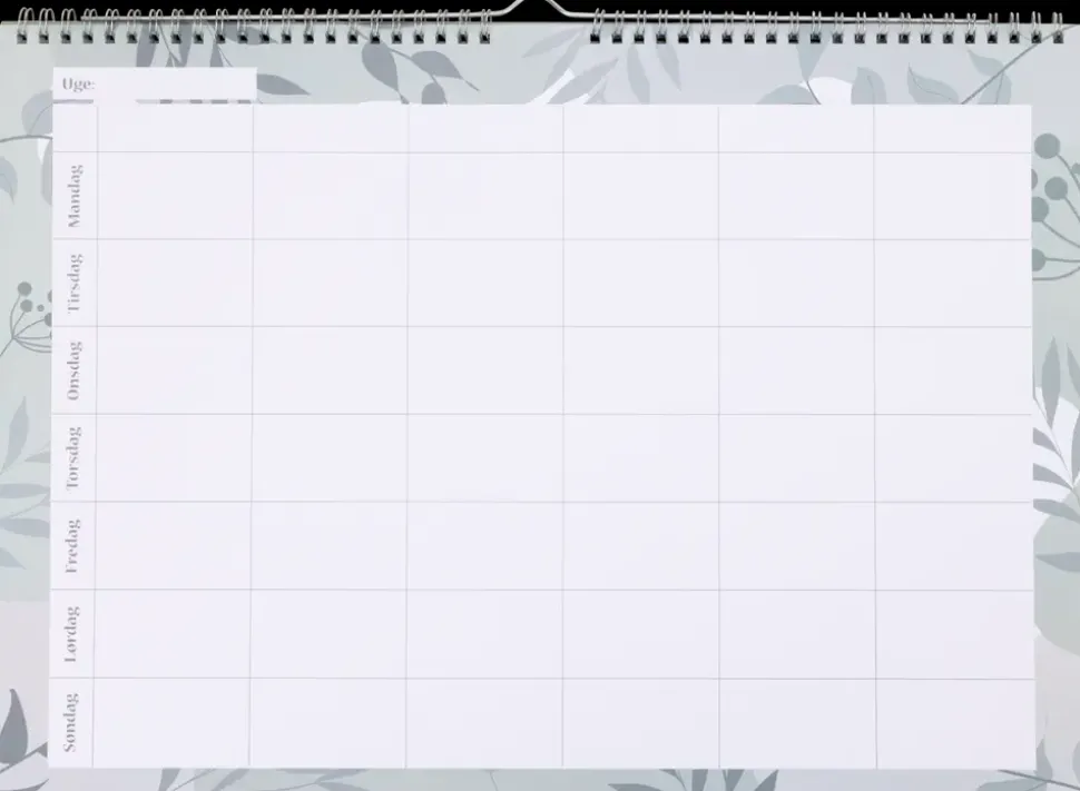 Organize Familieugekalender A3 - ass. varianter