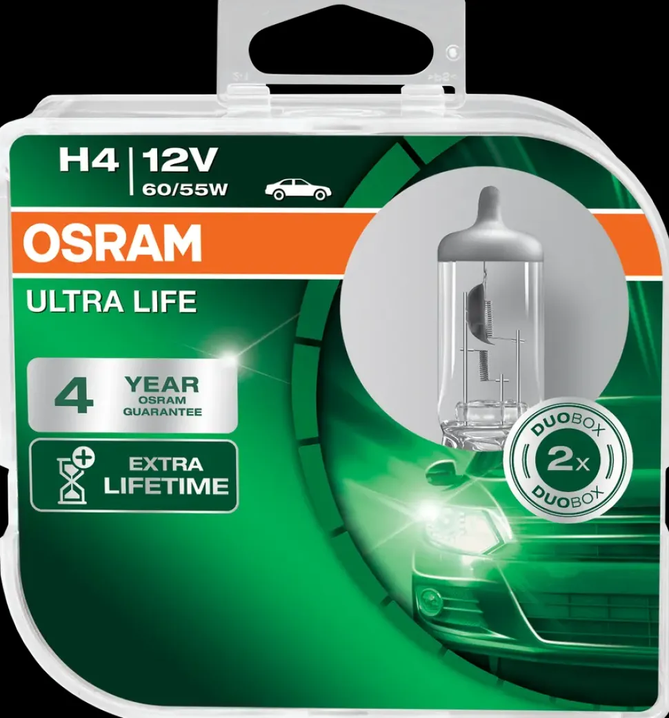 Osram autopære H4 Ultralife 2-pak
