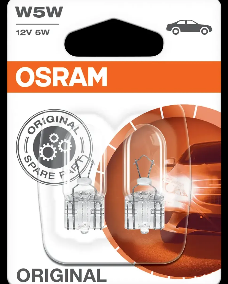 Osram autopære W5W 12 V 2-pak