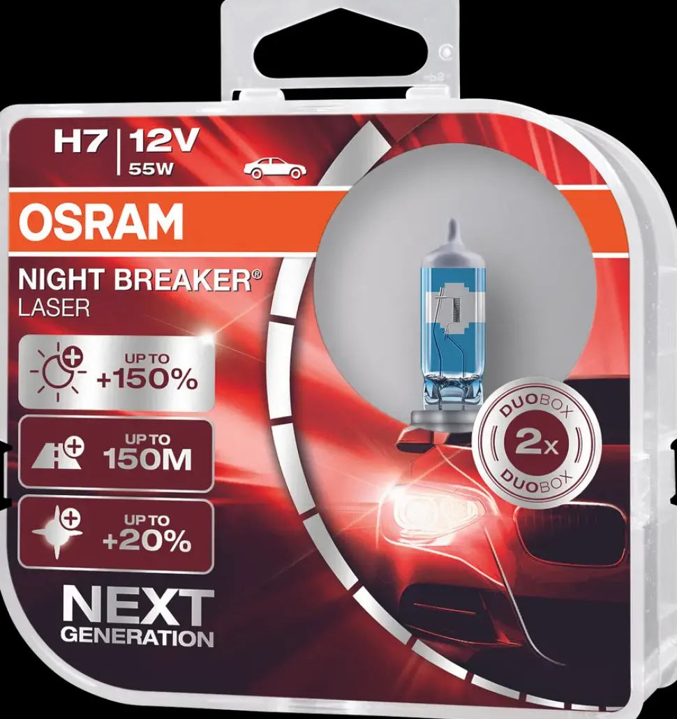 Osram H7 Night Breaker Laser 2-pak