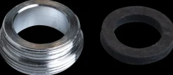 Overgang 22 x 24 mm - krom