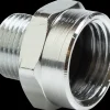 Overgangsmuffe 1/2" x 3/8" - krom