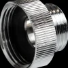 Overgangsmuffe 3/4" x 1/2" - krom