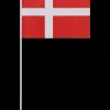 Papirflag på pind - 40cm 10-pak
