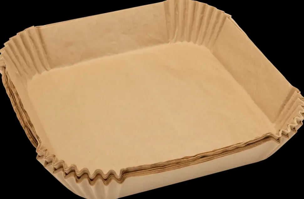 Papirform til airfryer 20 x 20 cm 50 stk.