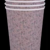 Papkrus 250 ml 4-pak - Blomsterprint