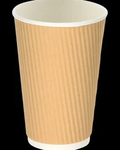 Papkrus rillet 250 ml 10-pak