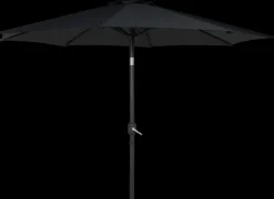 Parasol med tilt Ø3 m - sort