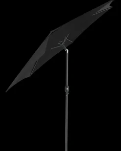 Parasol med tilt Ø3 m - sort