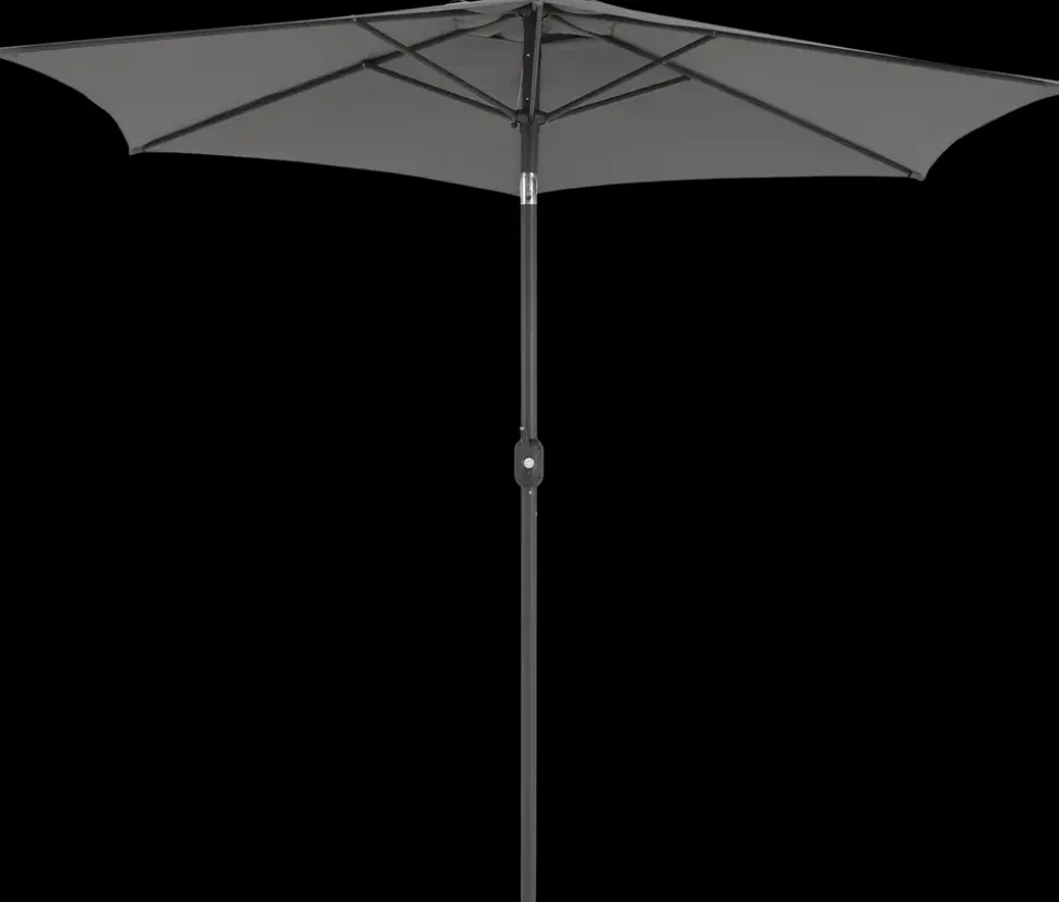 Parasol med tilt Ø3 meter - Grå