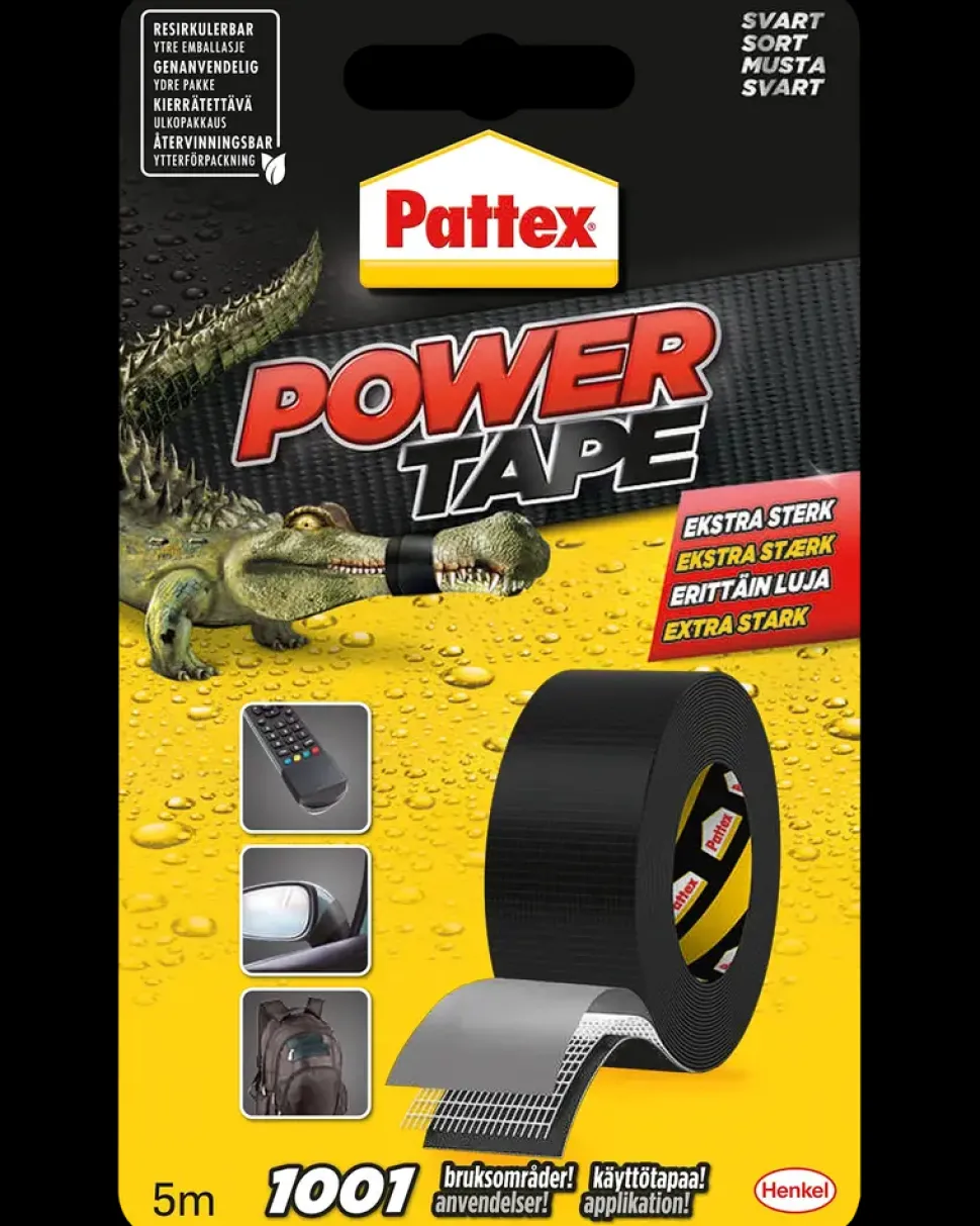 Pattex Power Tape - Sort 5 meter