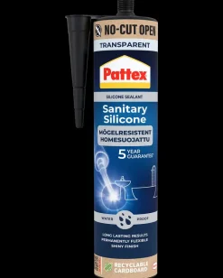 Pattex Sanitetssilikone 280 ml - Transparent