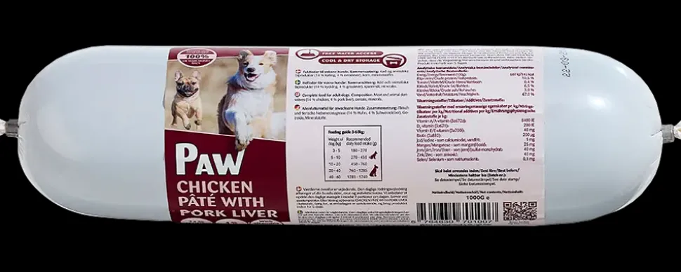 Paw Chicken Paté svinelever 1000g