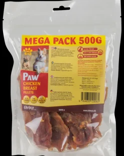 PAW Hundegodbid Breast fillets chicken 500 g