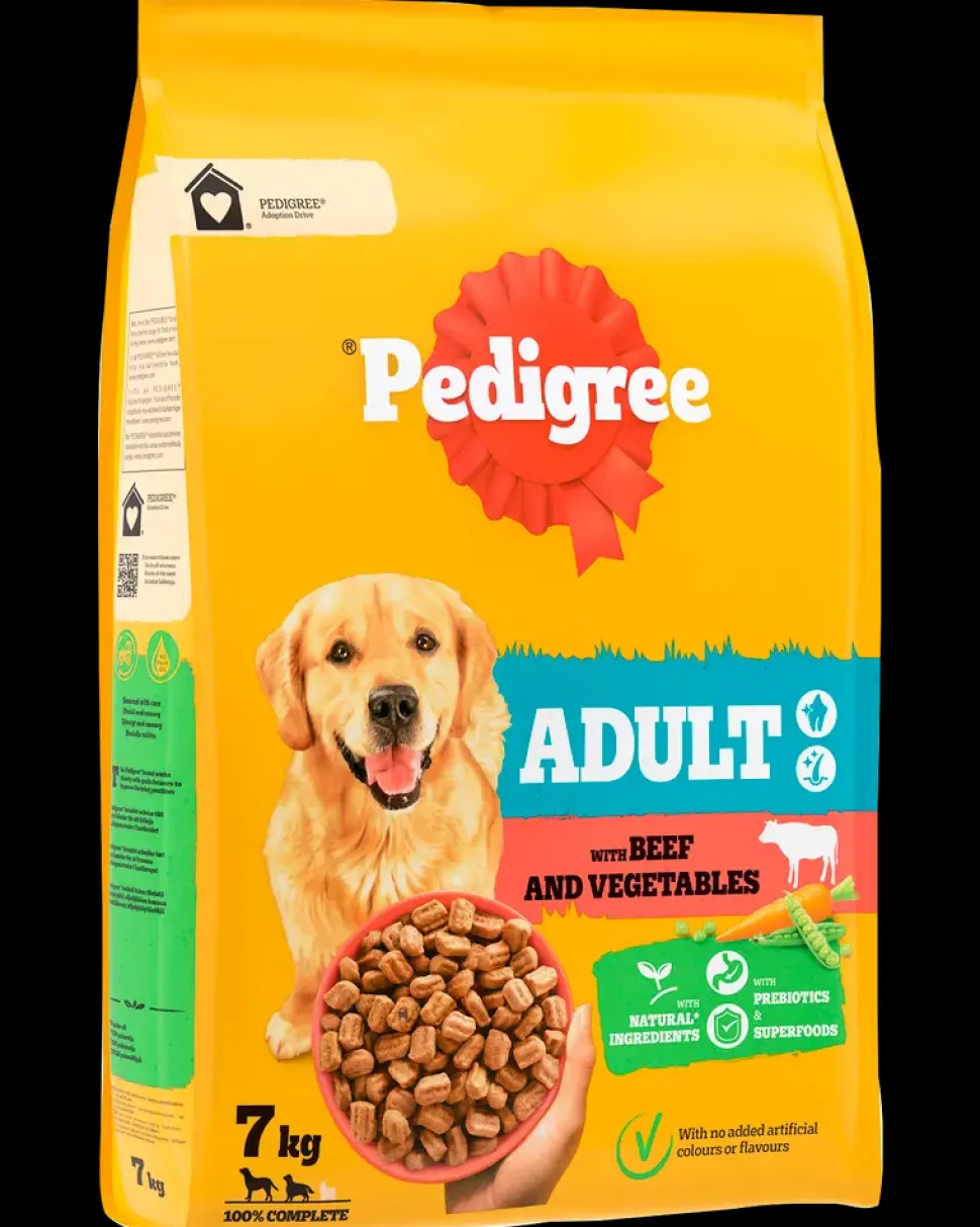 Pedigree Vital Adult med okse og grøntsager 7 kg