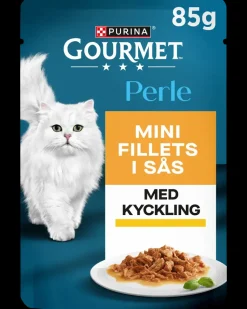 Perle vådfoder - kylling 85 g