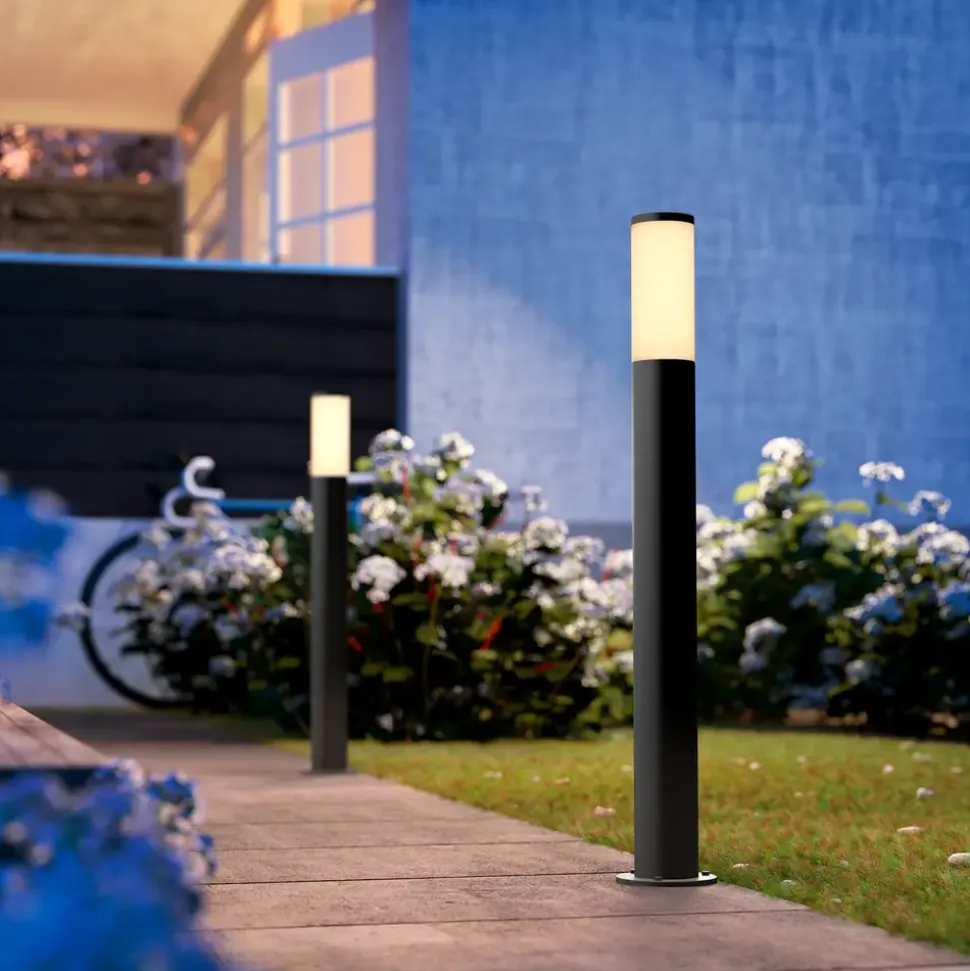 PHILIPS Havelampe E27 Utrecht H.80cm - antracitgrå