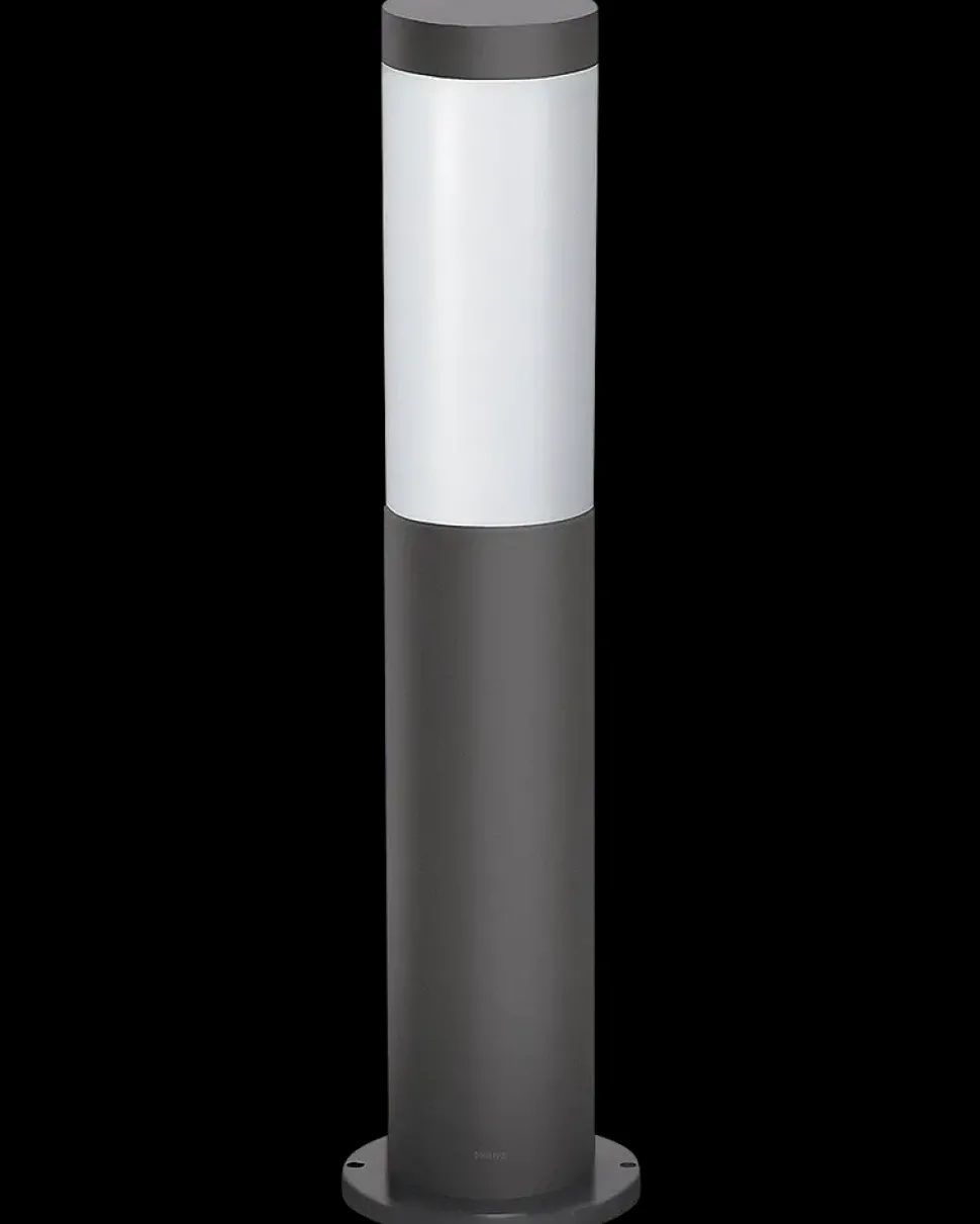 PHILIPS Havelampe E27 Utrecht H.45cm - antracitgrå