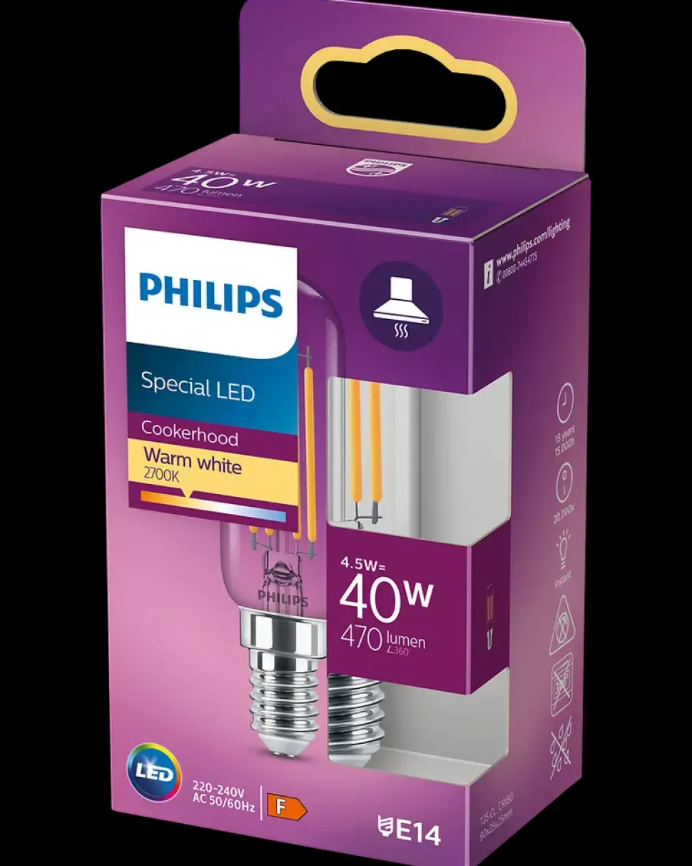 PHILIPS LED-emhættepære 5W E14