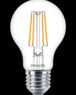 PHILIPS LED-filamentpære 4,3W E27 2-pak