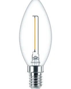 PHILIPS LED-filamentpære 2W E14 B35
