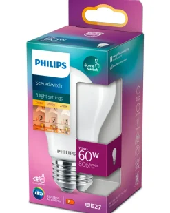 PHILIPS LED-pære Scene Switch E27