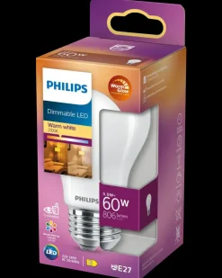 PHILIPS LED-pære 5,9W E27 dæmpbar