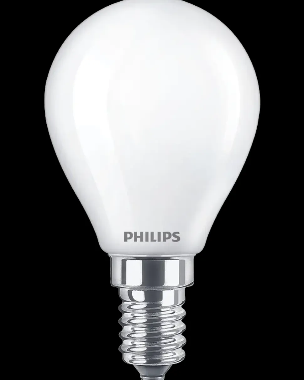 PHILIPS LED-pære 5W E14 P45 2-pak