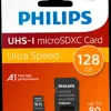 PHILIPS Micro SDXC kort - 128GB med SD adapter