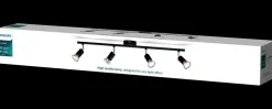 PHILIPS Spotlampe Limbali GU10 4 spot - sort