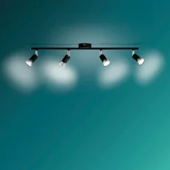 PHILIPS Spotlampe Limbali GU10 4 spot - sort