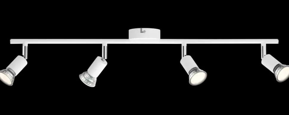 PHILIPS Spotlampe Limbali GU10 4 spot - hvid
