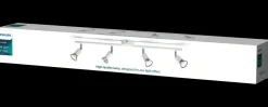 PHILIPS Spotlampe Limbali GU10 4 spot - hvid