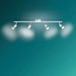 PHILIPS Spotlampe Limbali GU10 4 spot - hvid