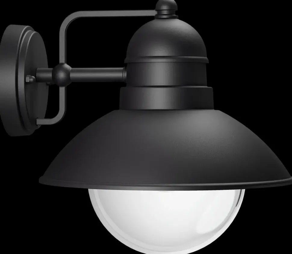 PHILIPS Væglampe Hoverfly E27 - sort