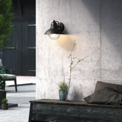 PHILIPS Væglampe Hoverfly E27 - sort