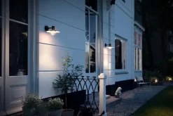 PHILIPS Væglampe Skua E27 - sort