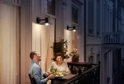 PHILIPS Væglampe Skua E27 - sort