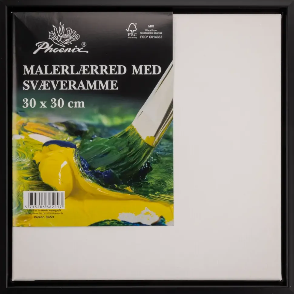 Phoenix Lærred med svæveramme 30 x 30 cm