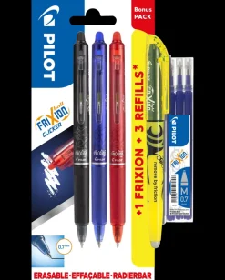 Pilot FriXion Clicker Kuglepen bonuspakke