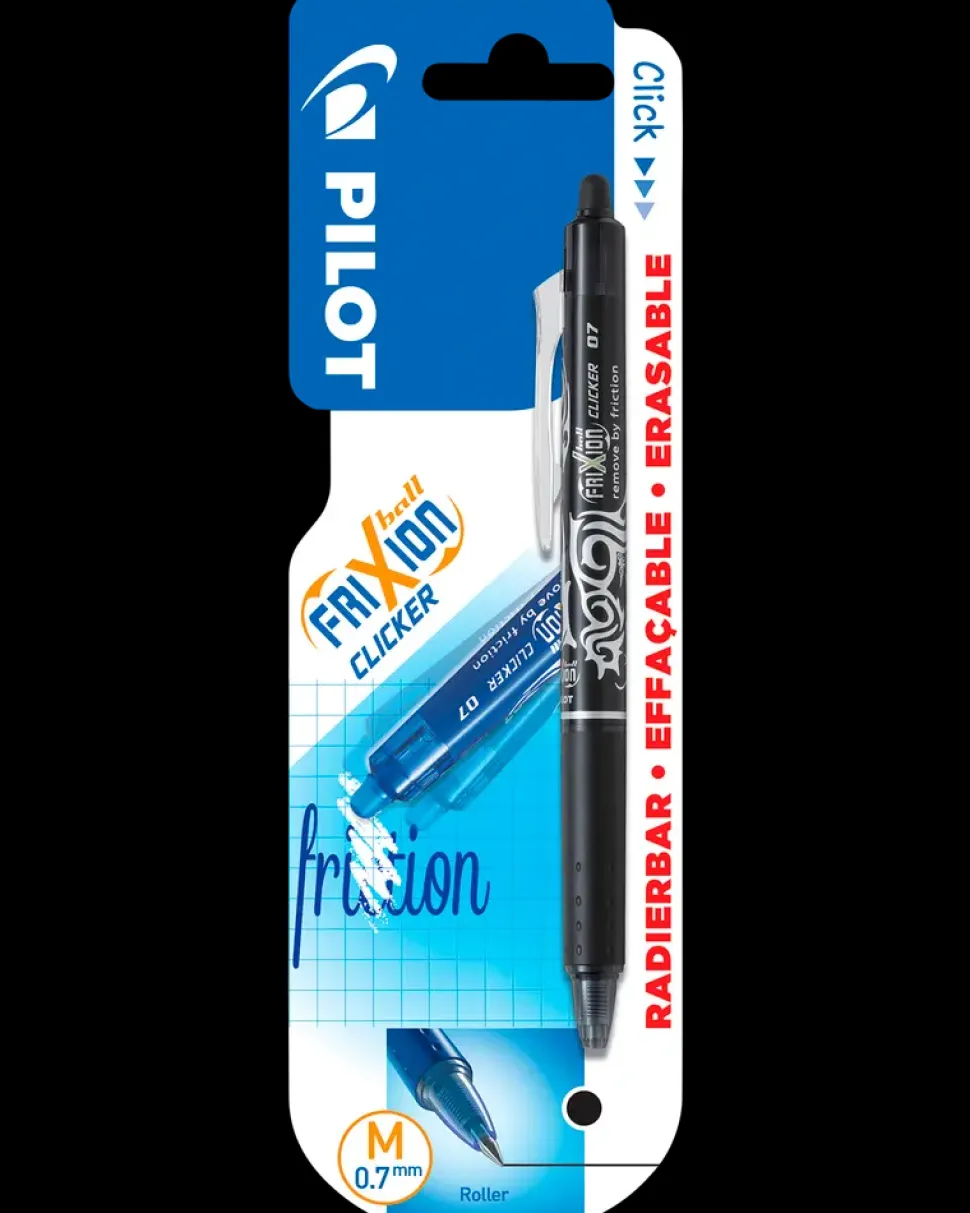 Pilot FriXion Clicker Kuglepen - sort