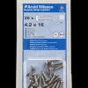 Pladeskrue A4 4,2 x 16 mm 20-pak