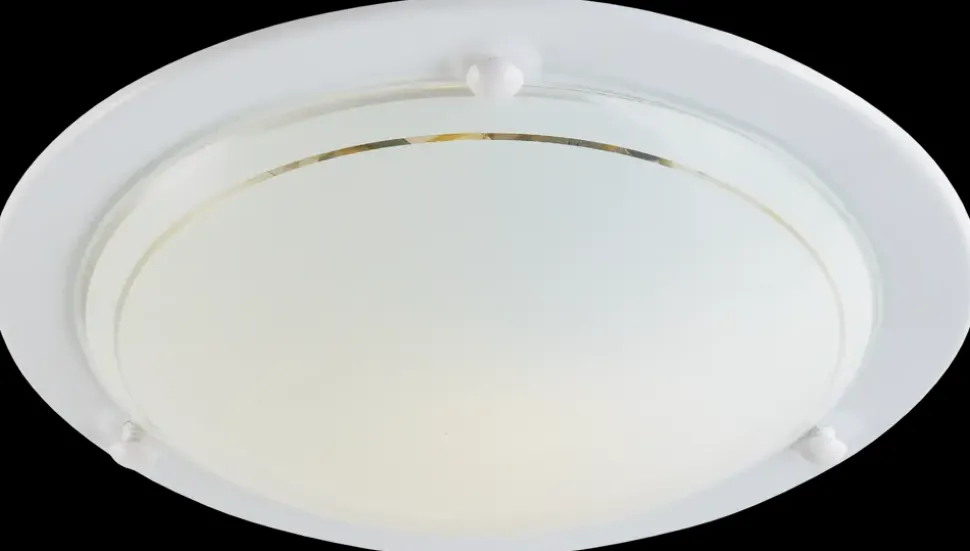 Plafond Ø30 cm 60W E27 - hvid