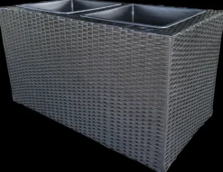 Plantekasse 88 x 45 x 45 cm - sort